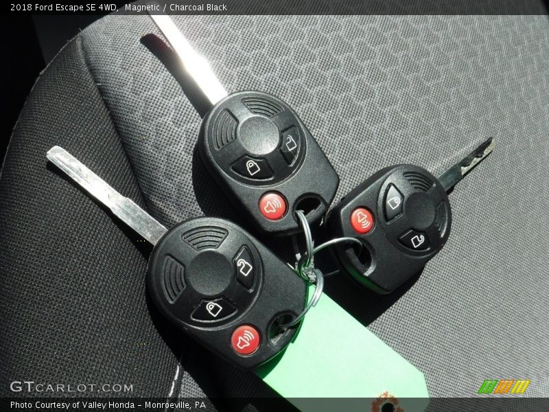 Magnetic / Charcoal Black 2018 Ford Escape SE 4WD