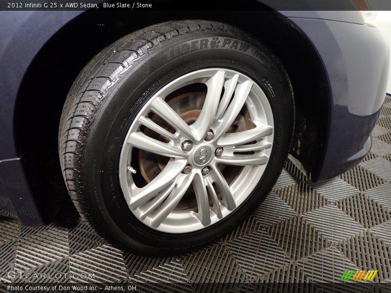  2012 G 25 x AWD Sedan Wheel