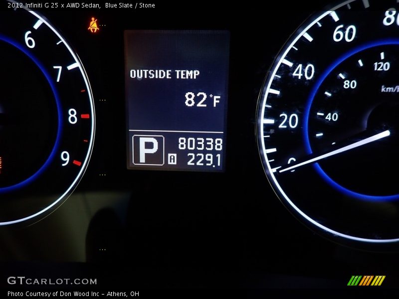 Blue Slate / Stone 2012 Infiniti G 25 x AWD Sedan