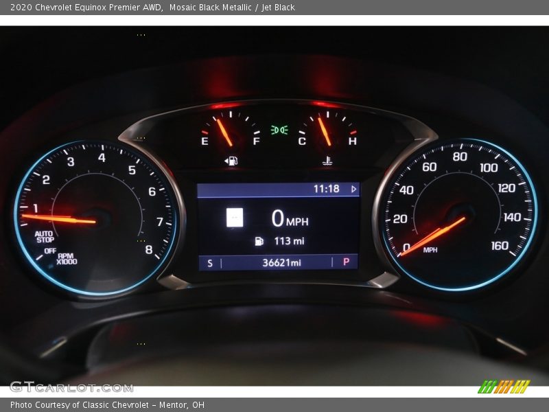 Mosaic Black Metallic / Jet Black 2020 Chevrolet Equinox Premier AWD