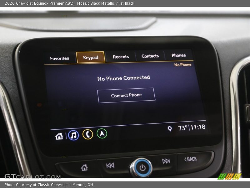 Mosaic Black Metallic / Jet Black 2020 Chevrolet Equinox Premier AWD