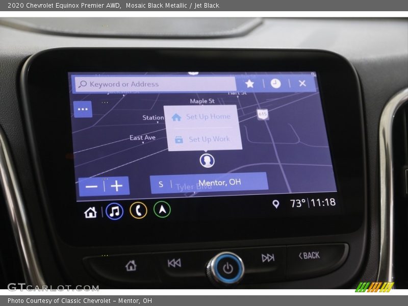 Mosaic Black Metallic / Jet Black 2020 Chevrolet Equinox Premier AWD