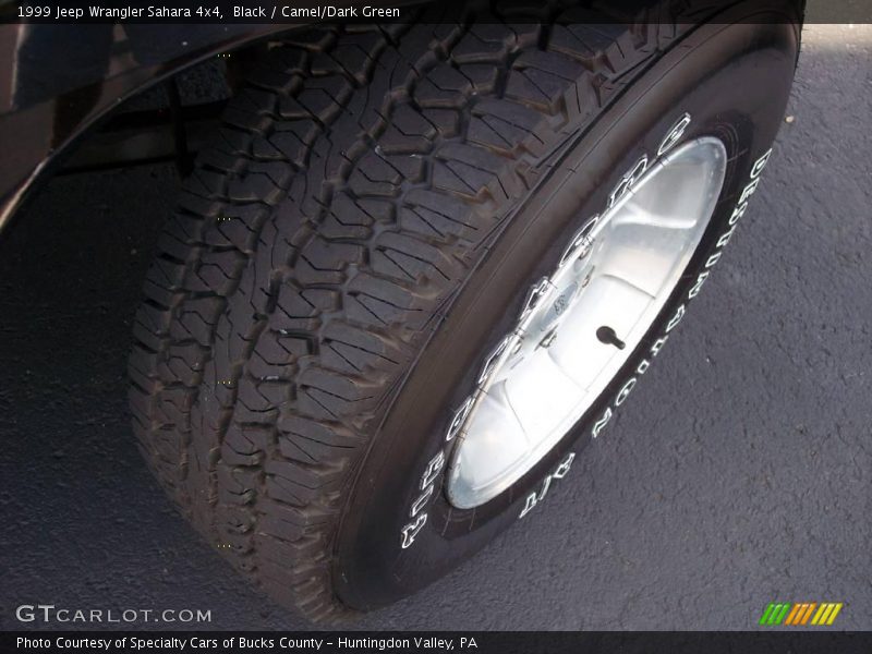 Black / Camel/Dark Green 1999 Jeep Wrangler Sahara 4x4