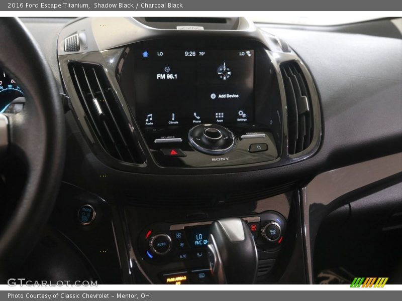 Shadow Black / Charcoal Black 2016 Ford Escape Titanium