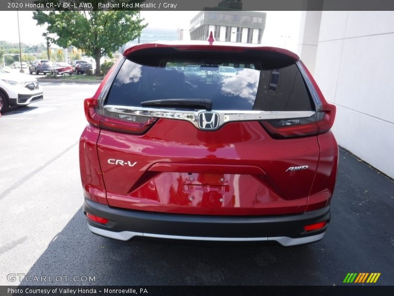 Radiant Red Metallic / Gray 2020 Honda CR-V EX-L AWD