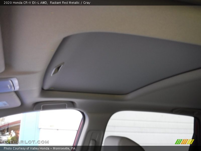 Radiant Red Metallic / Gray 2020 Honda CR-V EX-L AWD