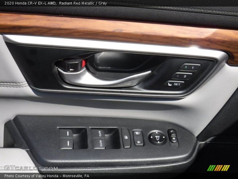 Radiant Red Metallic / Gray 2020 Honda CR-V EX-L AWD