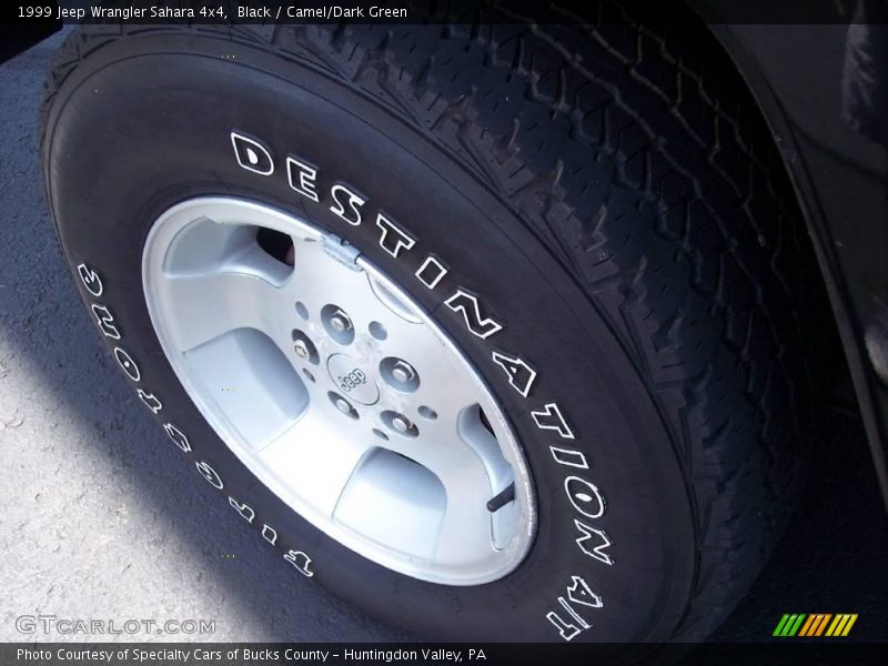 Black / Camel/Dark Green 1999 Jeep Wrangler Sahara 4x4