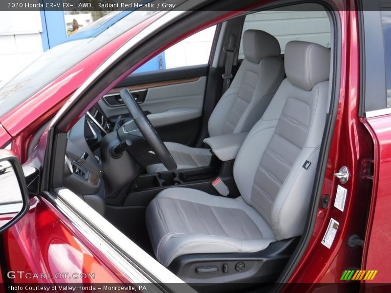 Radiant Red Metallic / Gray 2020 Honda CR-V EX-L AWD