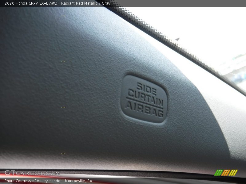 Radiant Red Metallic / Gray 2020 Honda CR-V EX-L AWD