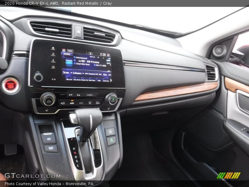 Radiant Red Metallic / Gray 2020 Honda CR-V EX-L AWD