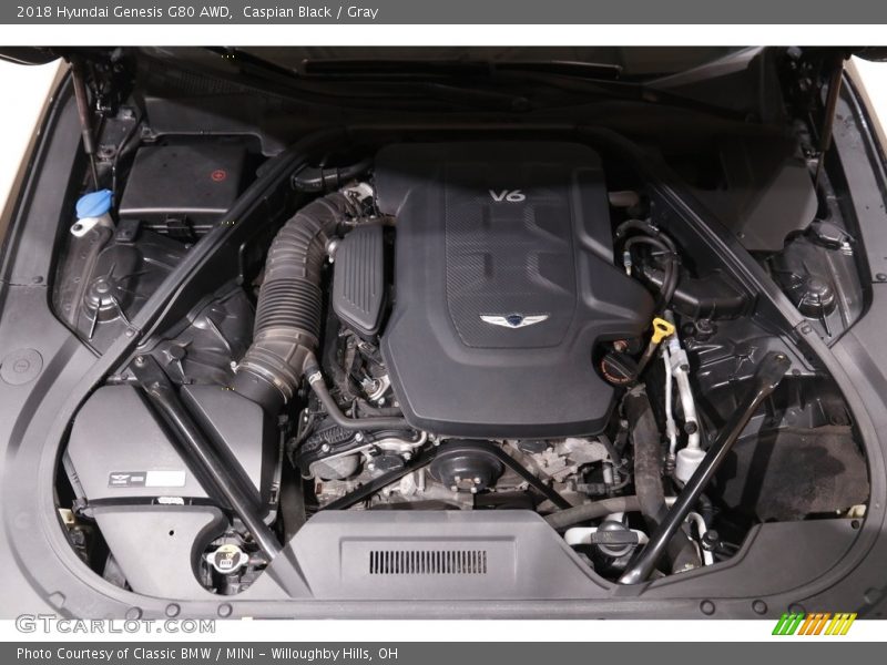  2018 Genesis G80 AWD Engine - 3.8 Liter GDI DOHC 24-Valve D-CVVT V6