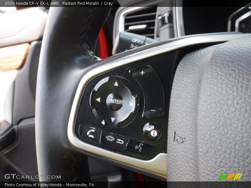 Radiant Red Metallic / Gray 2020 Honda CR-V EX-L AWD