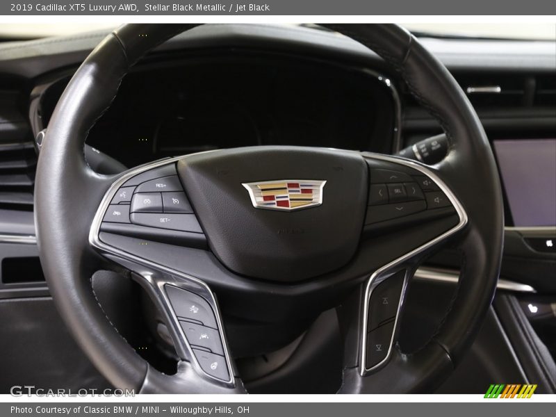 Stellar Black Metallic / Jet Black 2019 Cadillac XT5 Luxury AWD