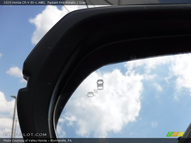 Radiant Red Metallic / Gray 2020 Honda CR-V EX-L AWD