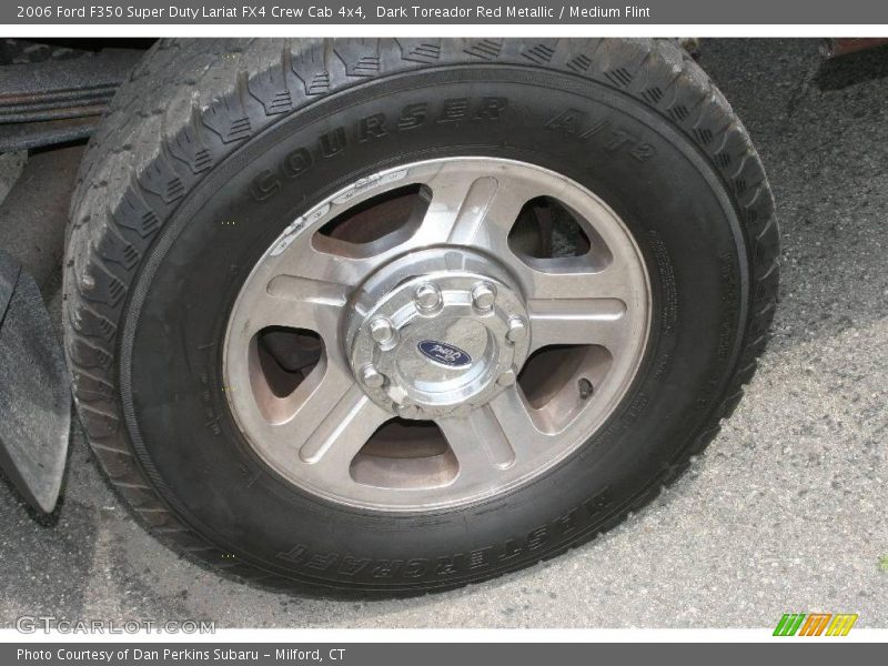 Dark Toreador Red Metallic / Medium Flint 2006 Ford F350 Super Duty Lariat FX4 Crew Cab 4x4
