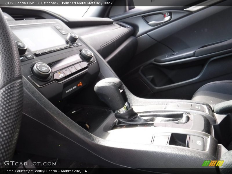 Polished Metal Metallic / Black 2019 Honda Civic LX Hatchback