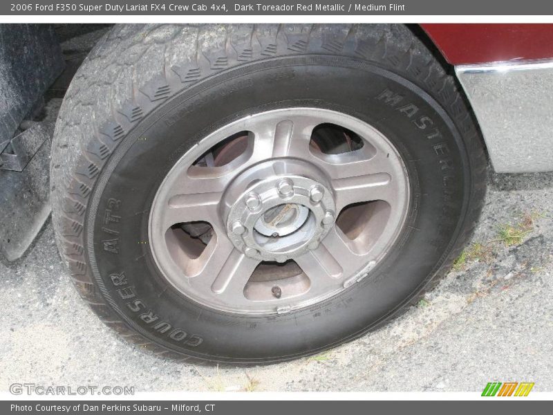Dark Toreador Red Metallic / Medium Flint 2006 Ford F350 Super Duty Lariat FX4 Crew Cab 4x4