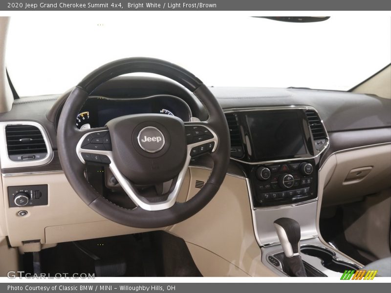Bright White / Light Frost/Brown 2020 Jeep Grand Cherokee Summit 4x4