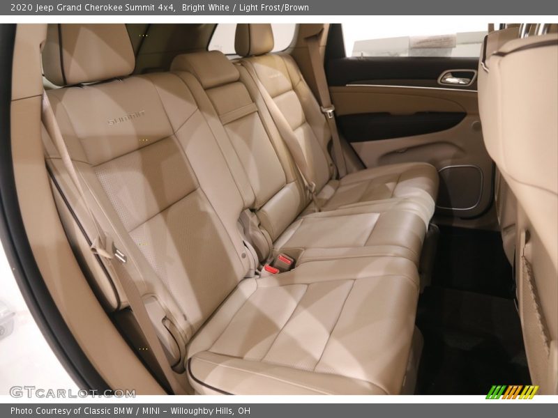 Bright White / Light Frost/Brown 2020 Jeep Grand Cherokee Summit 4x4