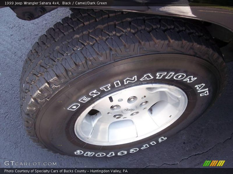 Black / Camel/Dark Green 1999 Jeep Wrangler Sahara 4x4