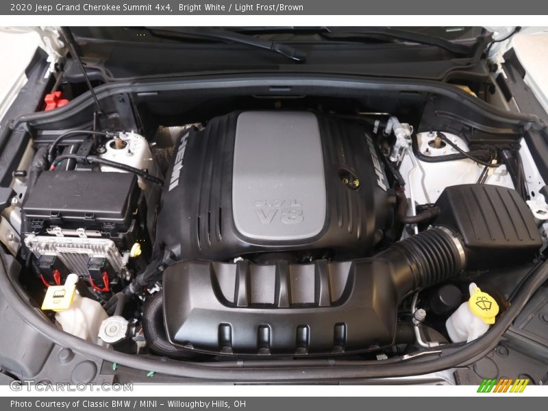 Bright White / Light Frost/Brown 2020 Jeep Grand Cherokee Summit 4x4
