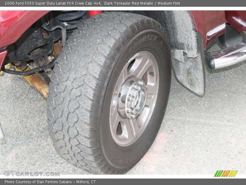 Dark Toreador Red Metallic / Medium Flint 2006 Ford F350 Super Duty Lariat FX4 Crew Cab 4x4