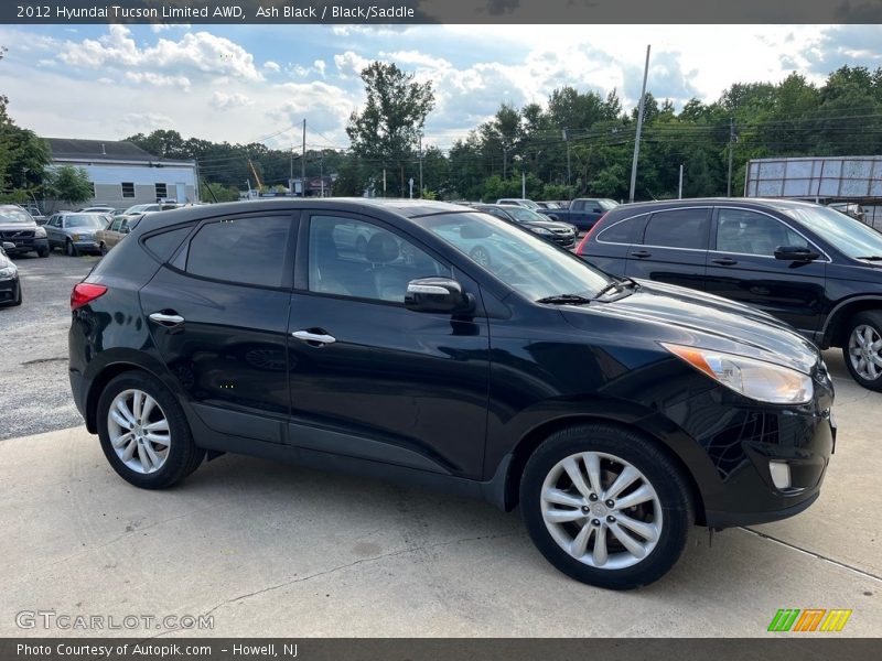 Ash Black / Black/Saddle 2012 Hyundai Tucson Limited AWD