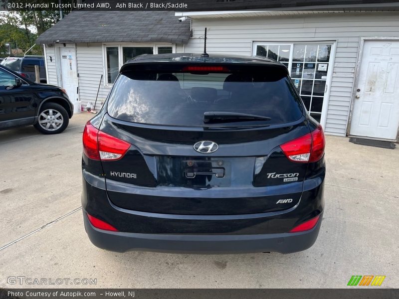 Ash Black / Black/Saddle 2012 Hyundai Tucson Limited AWD