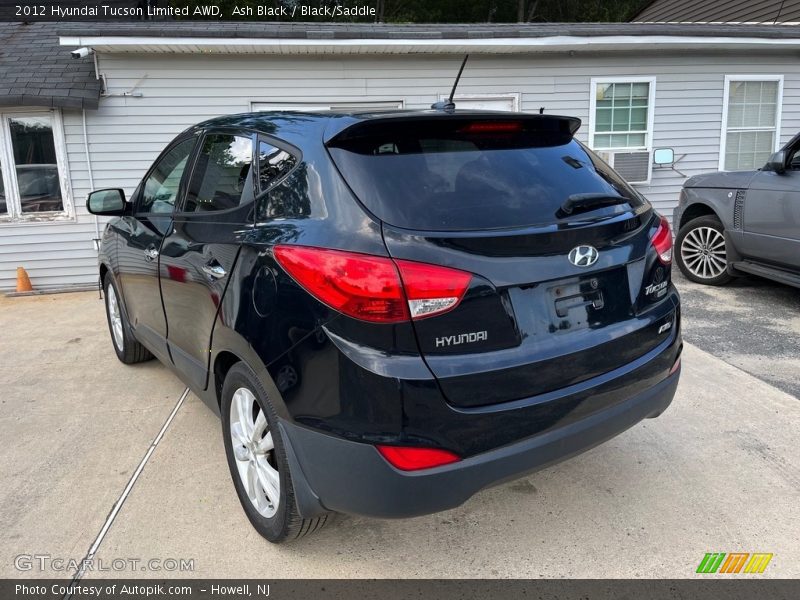 Ash Black / Black/Saddle 2012 Hyundai Tucson Limited AWD