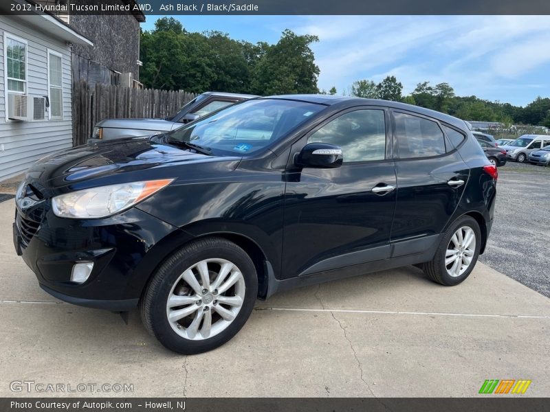 Ash Black / Black/Saddle 2012 Hyundai Tucson Limited AWD