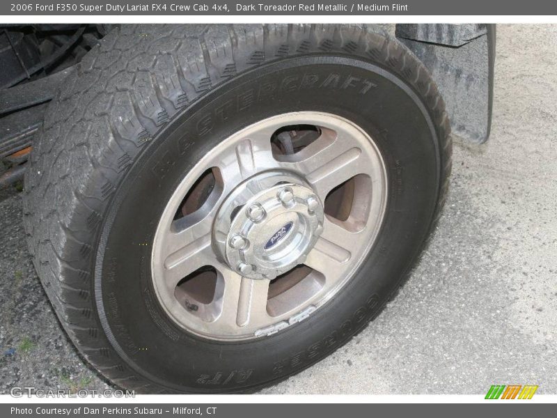 Dark Toreador Red Metallic / Medium Flint 2006 Ford F350 Super Duty Lariat FX4 Crew Cab 4x4
