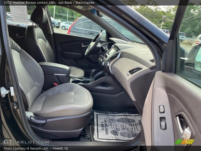 Ash Black / Black/Saddle 2012 Hyundai Tucson Limited AWD