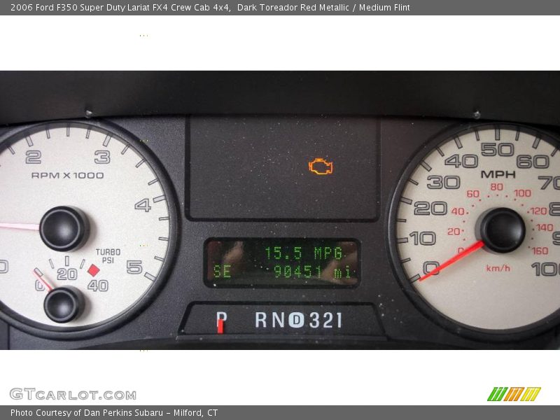 Dark Toreador Red Metallic / Medium Flint 2006 Ford F350 Super Duty Lariat FX4 Crew Cab 4x4