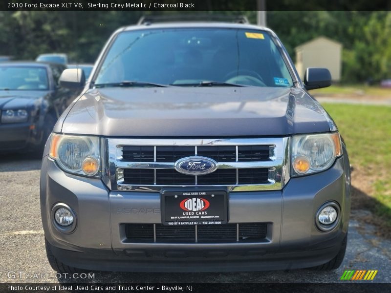 Sterling Grey Metallic / Charcoal Black 2010 Ford Escape XLT V6