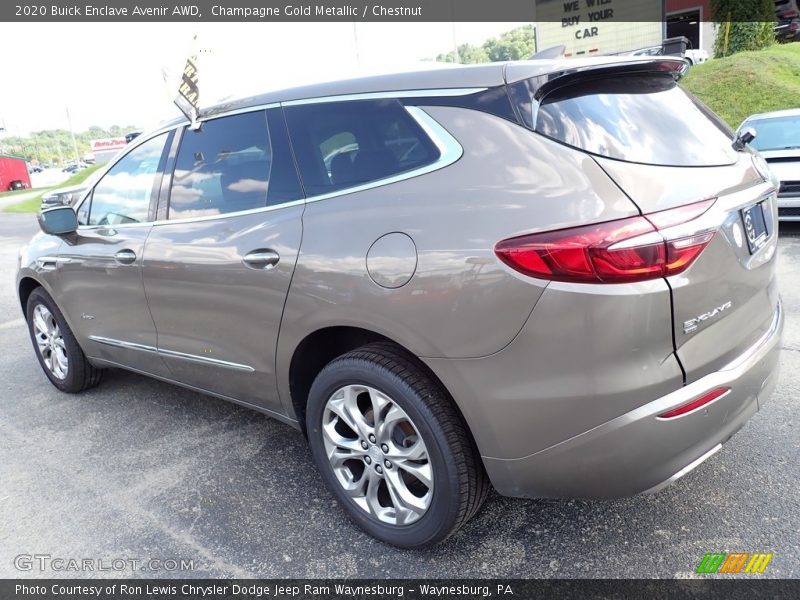 Champagne Gold Metallic / Chestnut 2020 Buick Enclave Avenir AWD