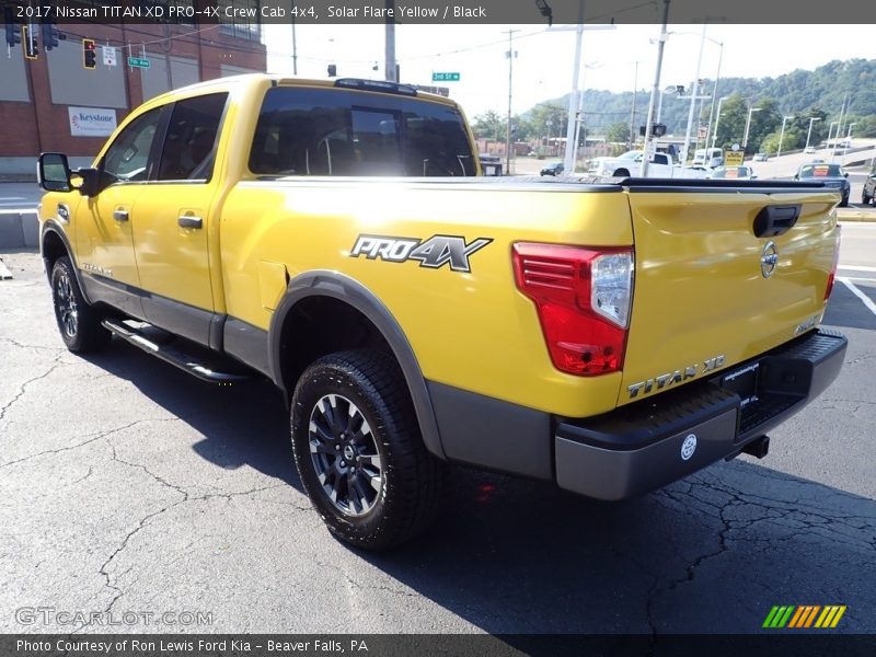 Solar Flare Yellow / Black 2017 Nissan TITAN XD PRO-4X Crew Cab 4x4