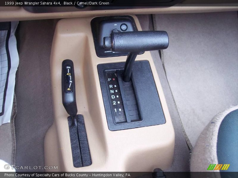 Black / Camel/Dark Green 1999 Jeep Wrangler Sahara 4x4