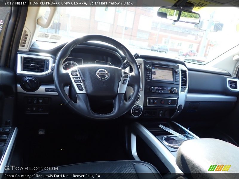 Solar Flare Yellow / Black 2017 Nissan TITAN XD PRO-4X Crew Cab 4x4