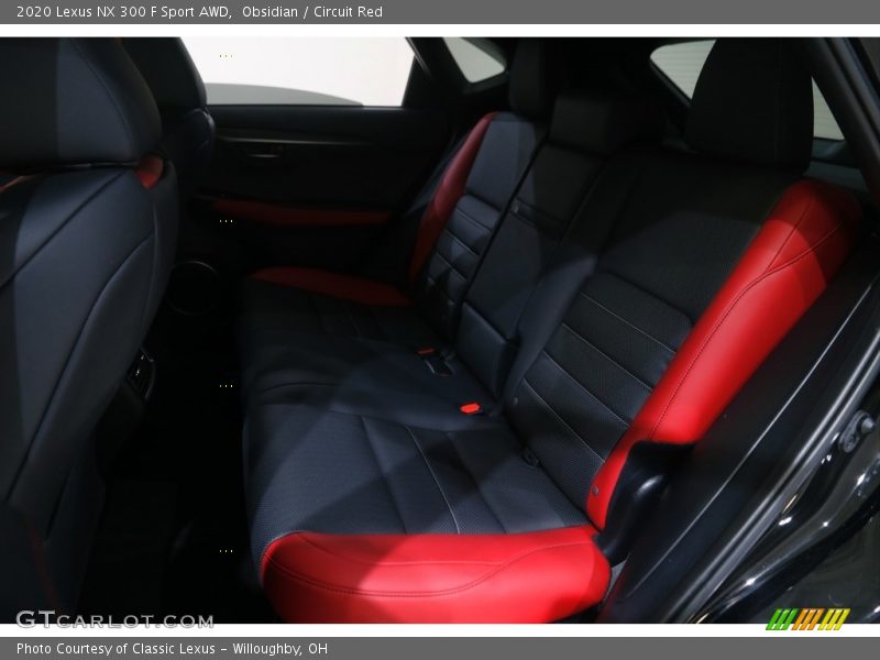 Obsidian / Circuit Red 2020 Lexus NX 300 F Sport AWD