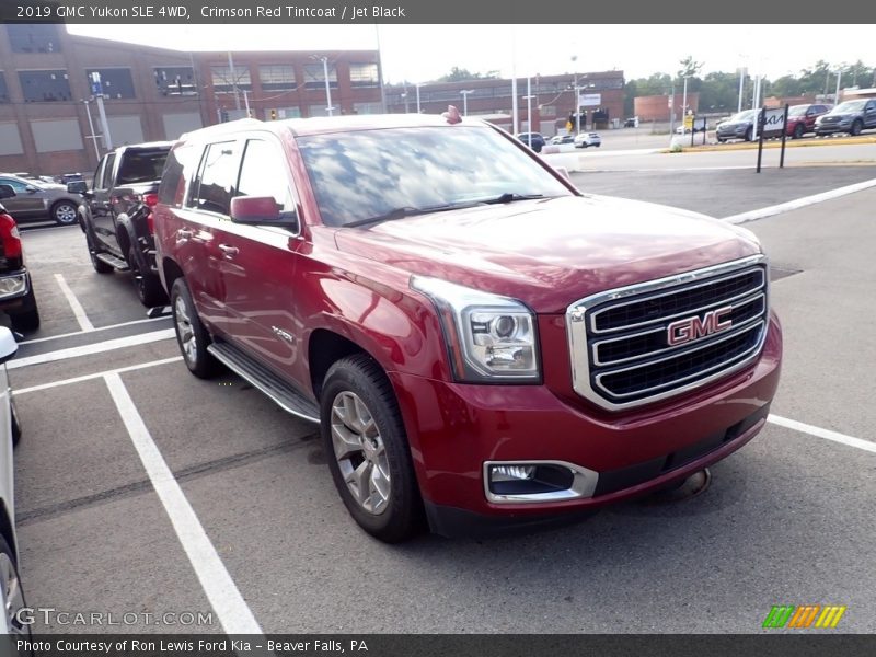 Crimson Red Tintcoat / Jet Black 2019 GMC Yukon SLE 4WD
