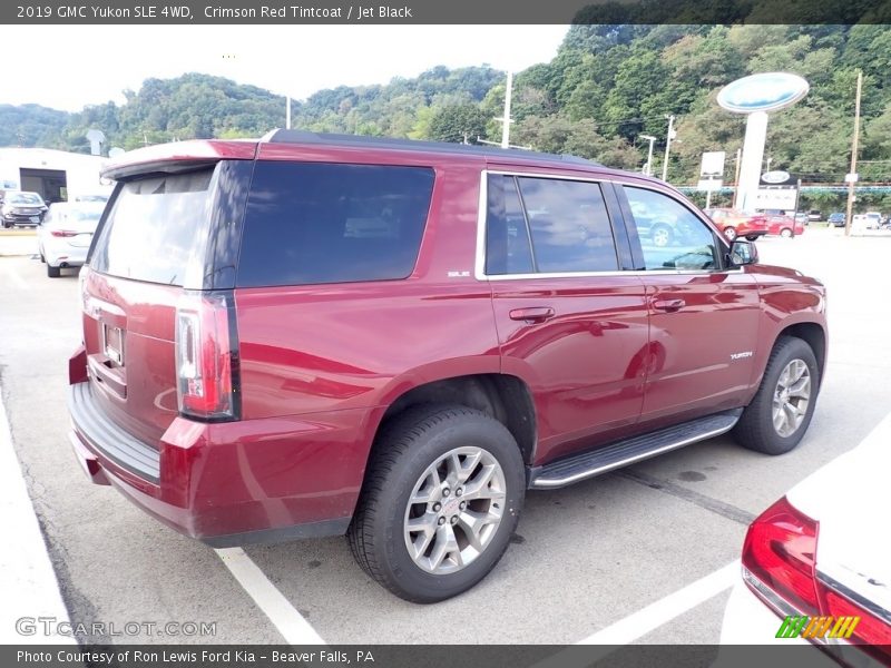 Crimson Red Tintcoat / Jet Black 2019 GMC Yukon SLE 4WD