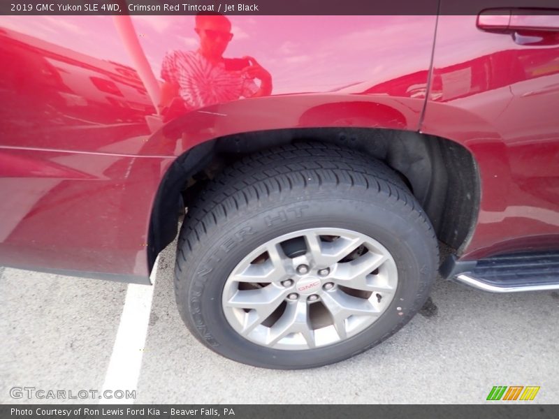 Crimson Red Tintcoat / Jet Black 2019 GMC Yukon SLE 4WD