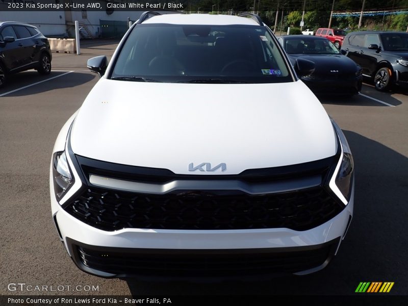 Glacial White Pearl / Black 2023 Kia Sportage X-Line AWD