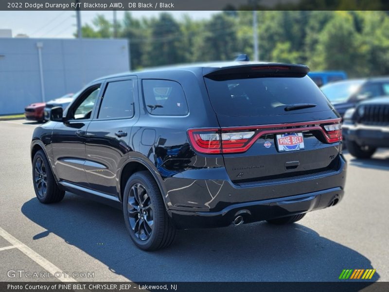 DB Black / Black 2022 Dodge Durango R/T Blacktop AWD