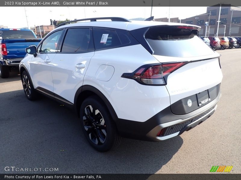 Glacial White Pearl / Black 2023 Kia Sportage X-Line AWD