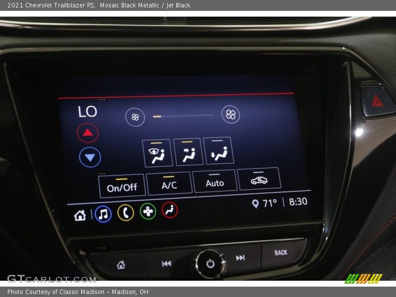 Mosaic Black Metallic / Jet Black 2021 Chevrolet TrailBlazer RS