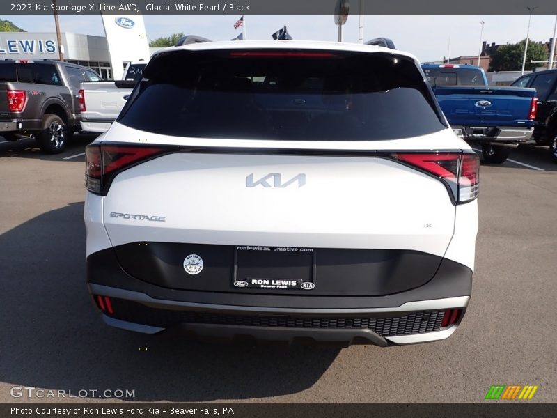 Glacial White Pearl / Black 2023 Kia Sportage X-Line AWD