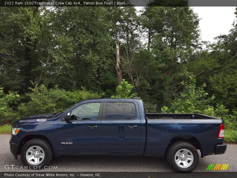 Patriot Blue Pearl / Black 2022 Ram 1500 Tradesman Crew Cab 4x4