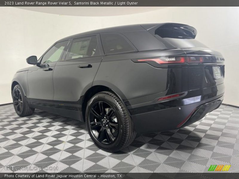 Santorini Black Metallic / Light Oyster 2023 Land Rover Range Rover Velar S